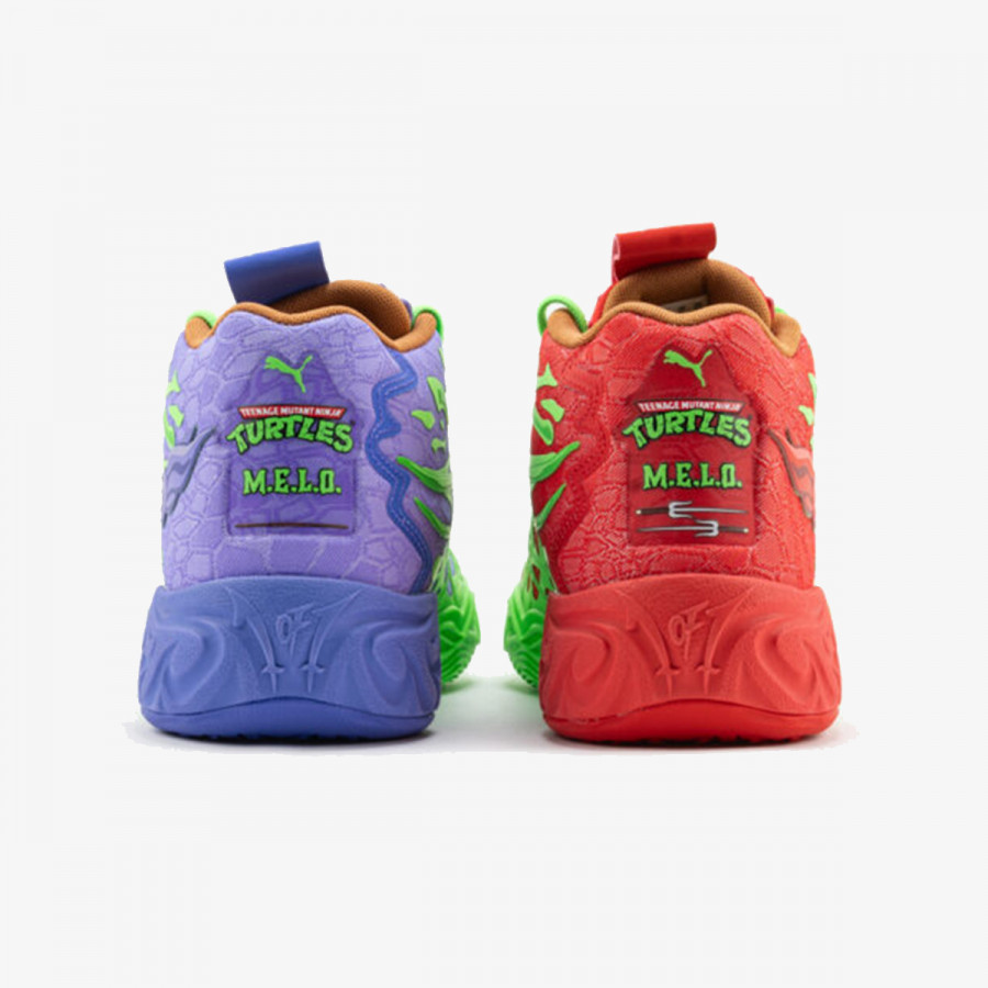PUMA Superge MB.04 TMNT R&D Fluro Green Pes-PUMA Red-