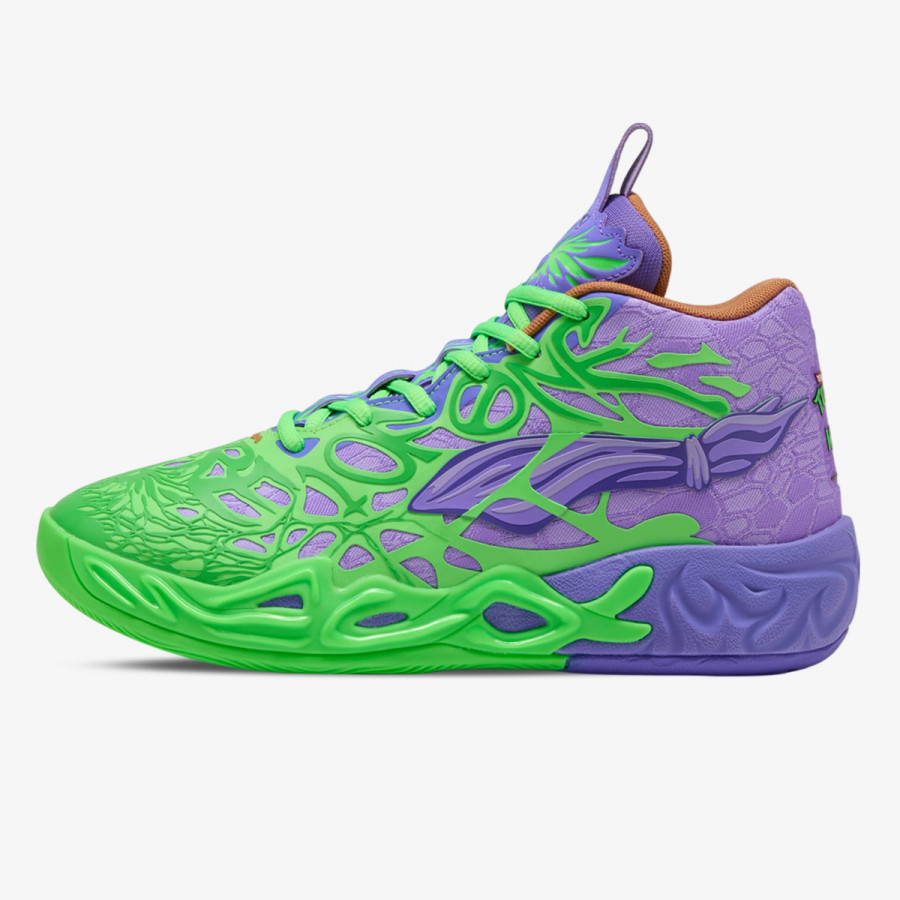 PUMA Superge MB.04 TMNT R&D Fluro Green Pes-PUMA Red-