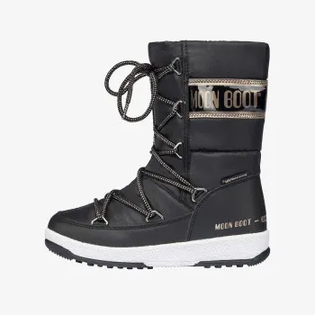 MOON BOOT ŠKORNJI MOON BOOT JR G.QUILTED WP BLACK/COPPER 