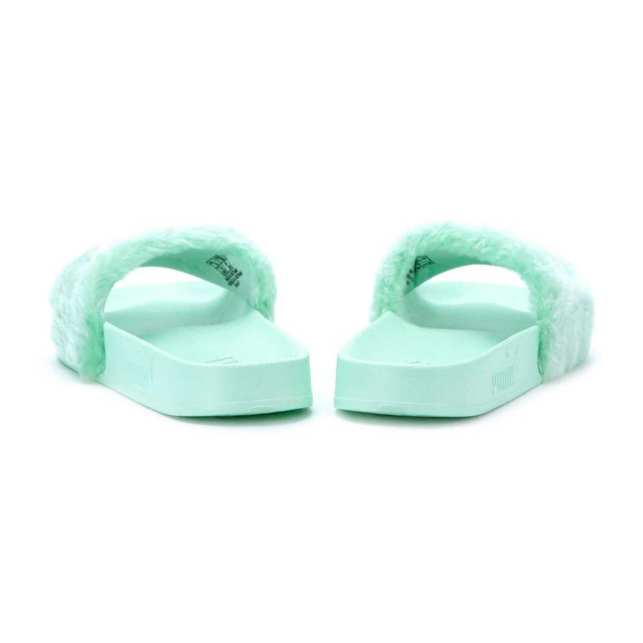 PUMA Natikači FUR SLIDE WNS BAY-PUMA SILVER 