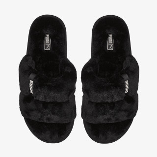 PUMA SANDALI FLUFF SOLO BLACK-ISLAND PINK 