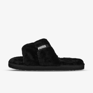 PUMA SANDALI FLUFF SOLO BLACK-ISLAND PINK 