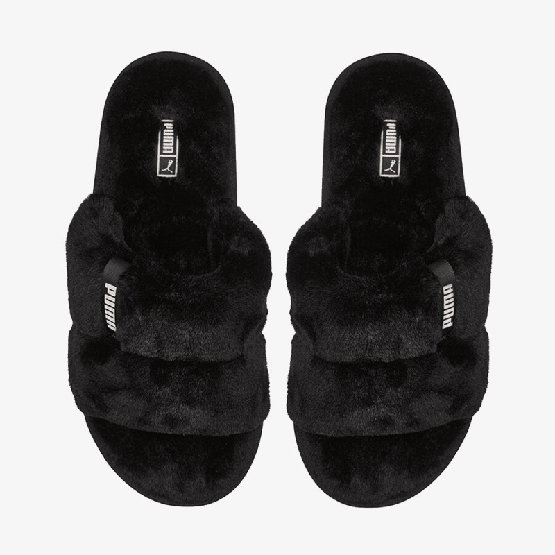 PUMA SANDALI FLUFF SOLO BLACK-ISLAND PINK 