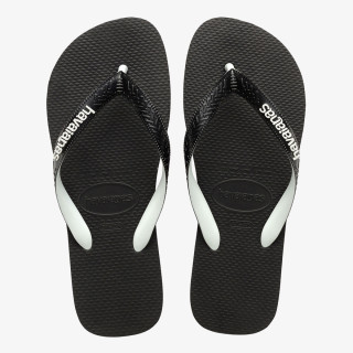 HAVAIANAS Japonke HAV. BRASIL LOGO BLACK/BLACK I25 