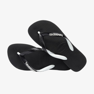 HAVAIANAS Japonke HAV. BRASIL LOGO BLACK/BLACK I25 