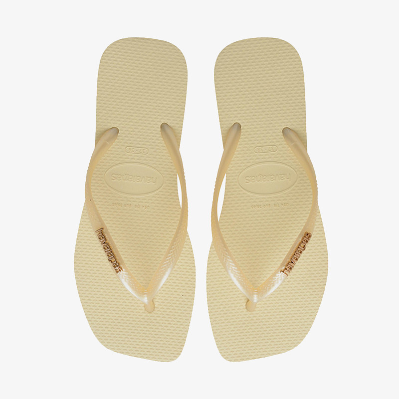 HAVAIANAS Japonke SLIM SQUARE LOGO METALLIC 