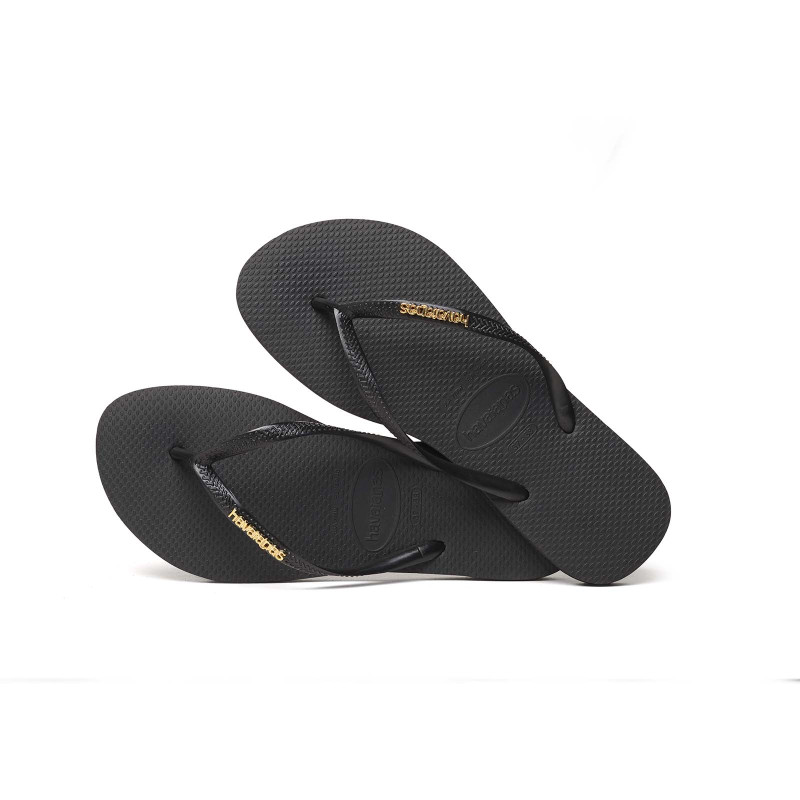 HAVAIANAS Natikači HAV. SLIM LOGO METALLIC 