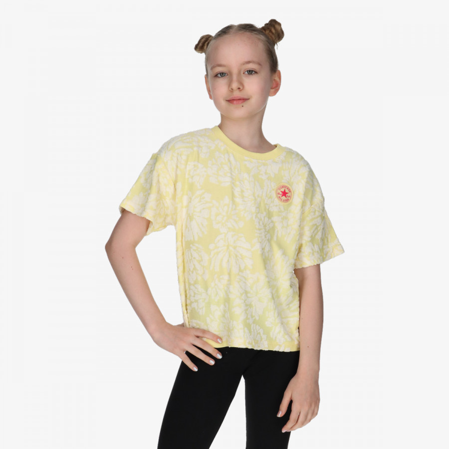 CONVERSE KRATKA MAJICA CNVG FLORAL JACQUARD DOLMAN TE 