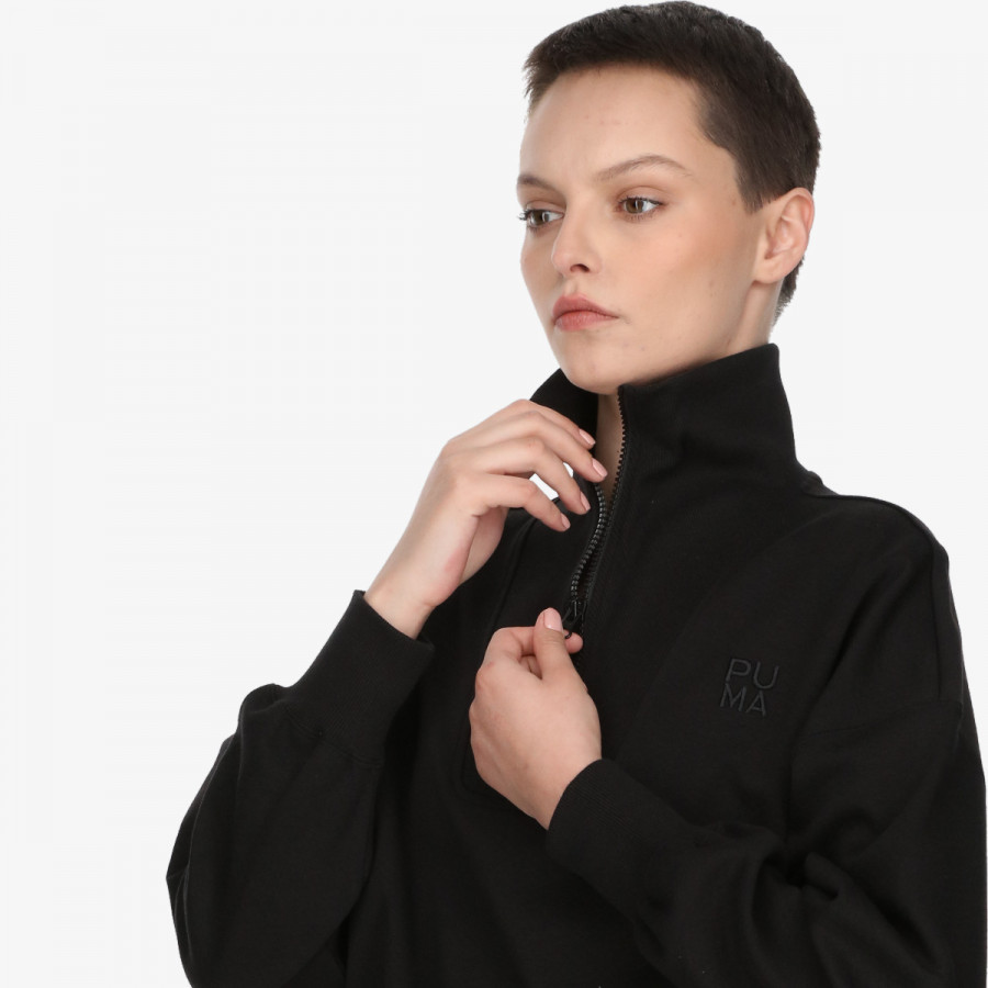 PUMA PULOVER Infuse Half-Zip DK Puma Black 