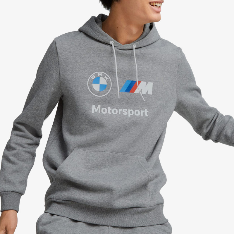 PUMA KAPUCAR BMW MMS ESS FLEECE HOODIE MEDIUM GRAY HE 
