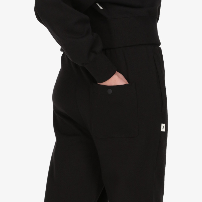 PUMA SPODNJI DELI Infuse Wide Leg Pants DK Puma Black 