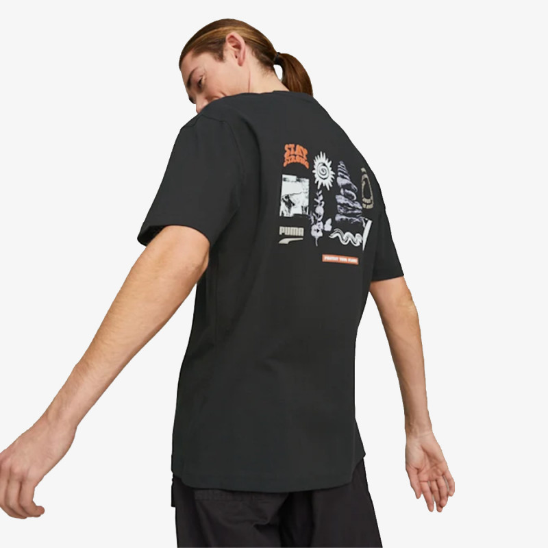 PUMA KRATKA MAJICA PUMA DOWNTOWN Graphic Tee 