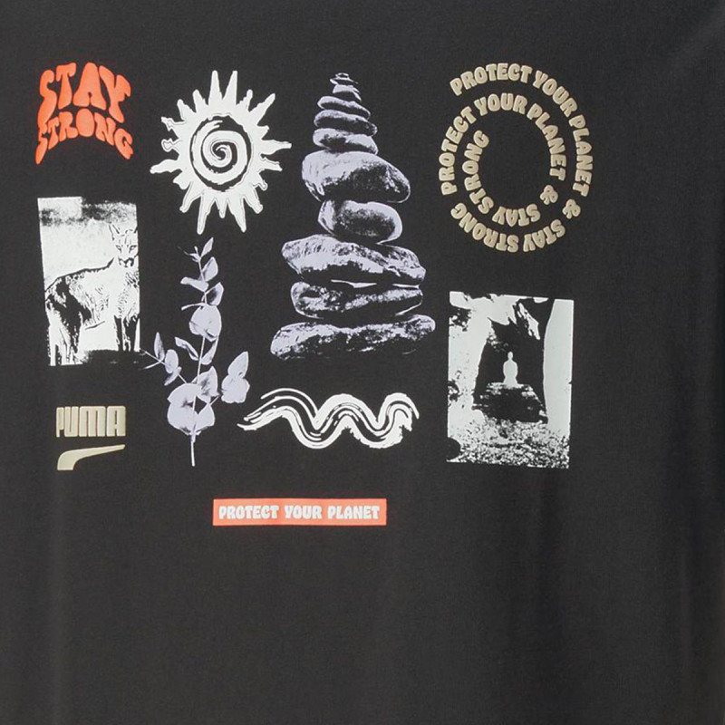 PUMA KRATKA MAJICA PUMA DOWNTOWN Graphic Tee 