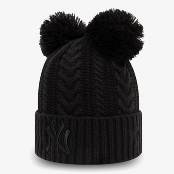 NEW ERA KAPE WMNS DOUBLE POM CUFF KNIT NEYYAN  BL 