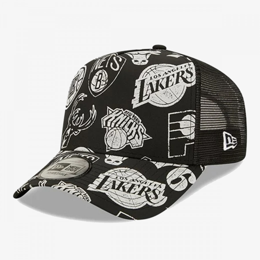 NEW ERA KAPE S ŠILTOM KAPA AOP TRUCKER CHIBUL  BLK 