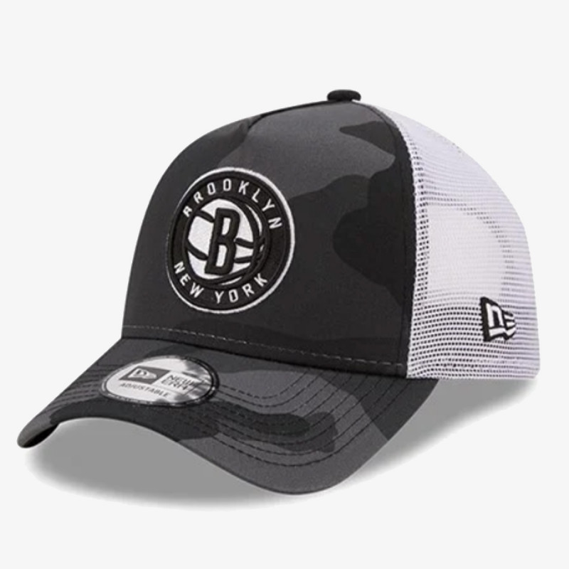 NEW ERA KAPE KAPA NBA CAMO TRUCKER BRONET  MNC 