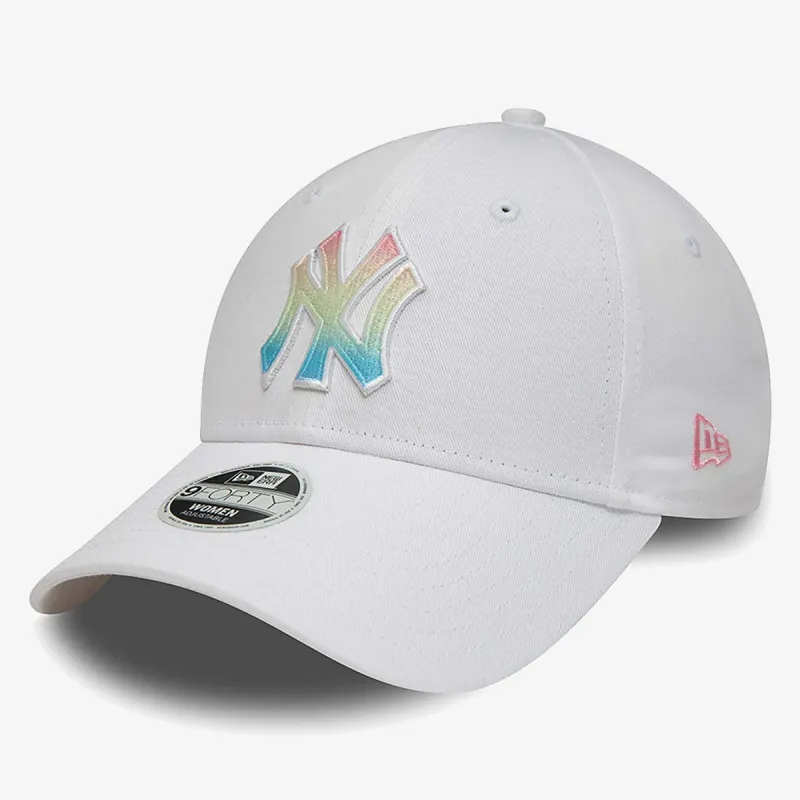 NEW ERA KAPE S ŠILTOM KAPA WMNS OMBRE INFILL 9FORTY NEYYAN WHI 