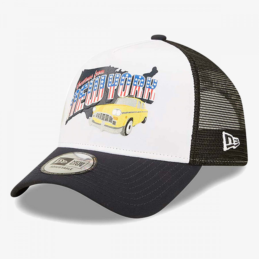NEW ERA KAPE S ŠILTOM US STATE WORDMARK TRUCKER NEWERA  NVY 