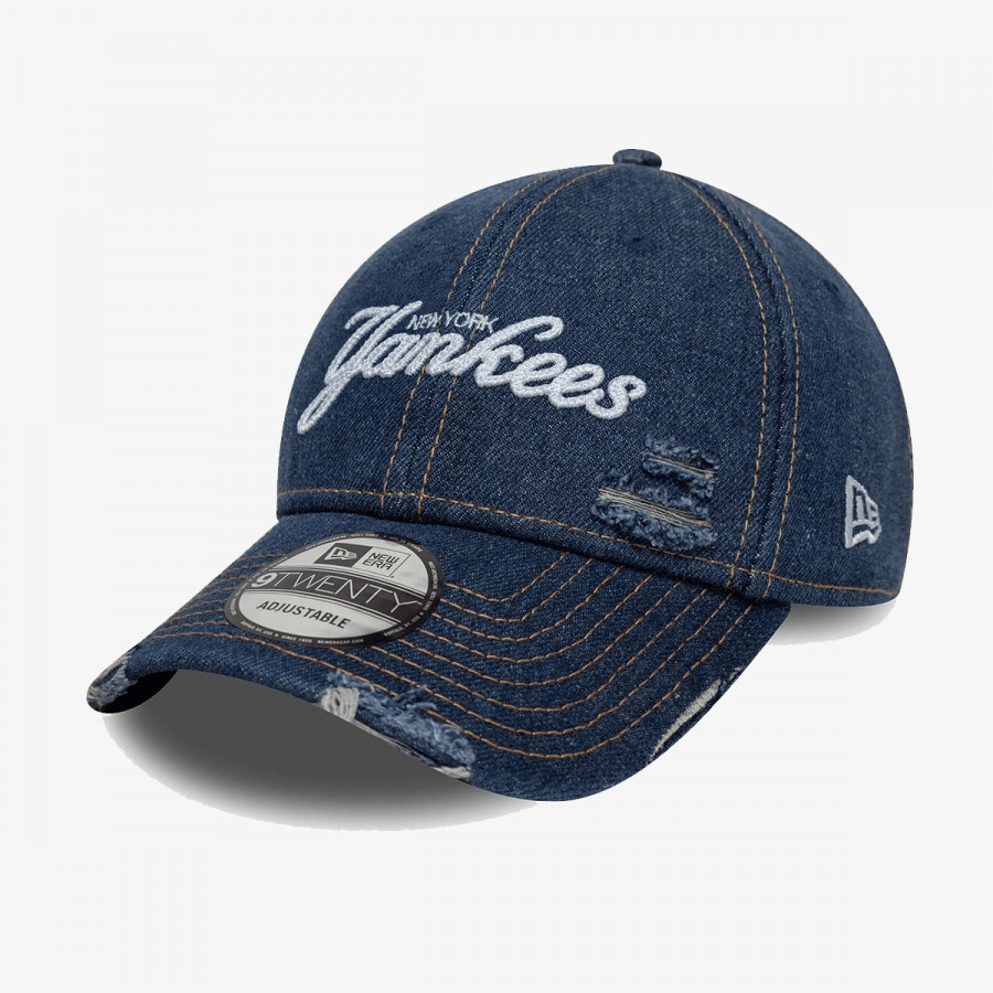 NEW ERA KAPE S ŠILTOM DENIM DISTRESS 9TWENTY® 