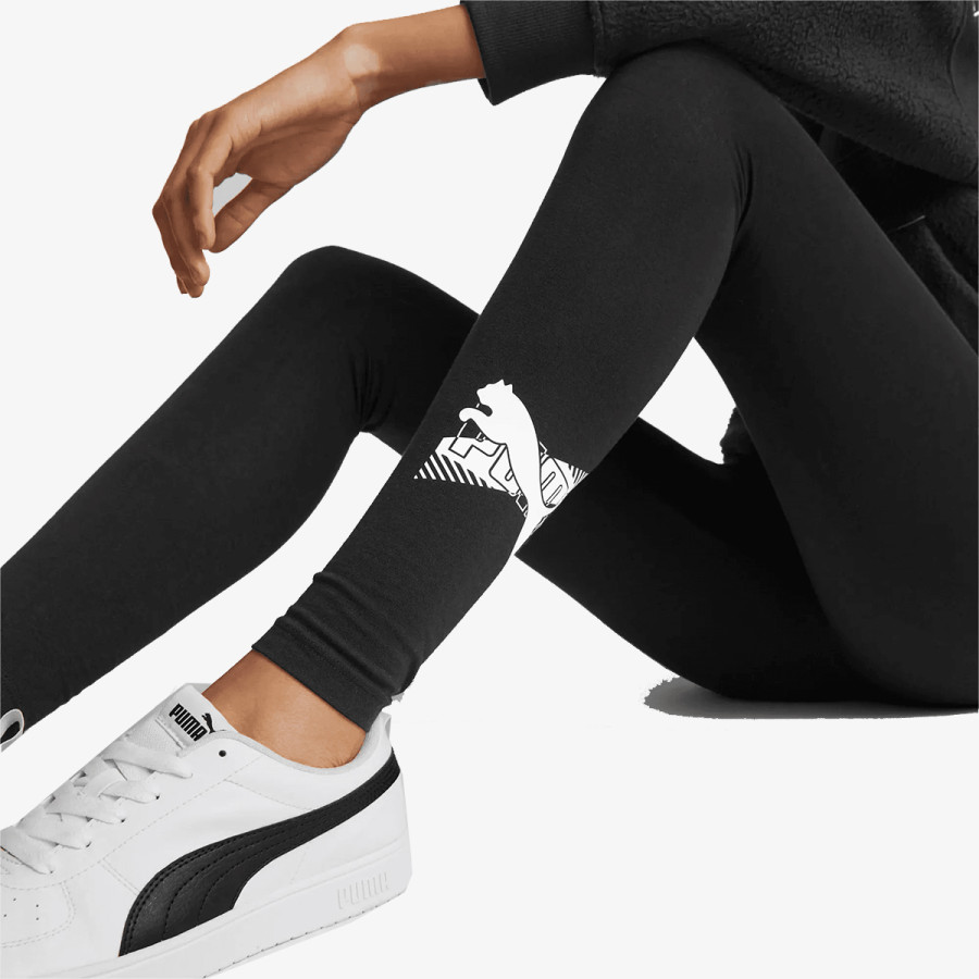 PUMA PAJKICE PUMA POWER GRAPHIC LEGGINGS 