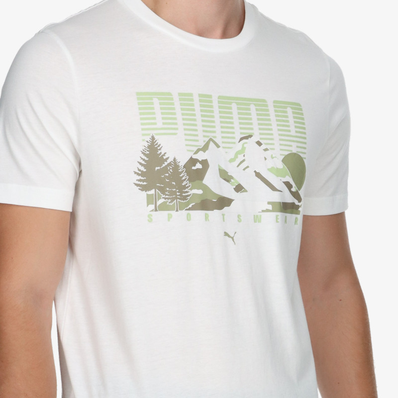 PUMA KRATKA MAJICA PUMA GRAPHICS Mountain Tee 