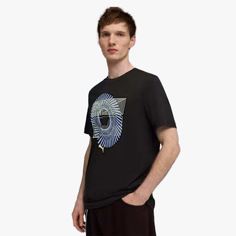 PUMA KRATKA MAJICA PUMA GRAPHIC Circular Tee 