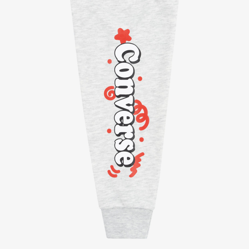CONVERSE TRENIRKA CNVB SQUIGGLE S/S TEE + JOGGER 