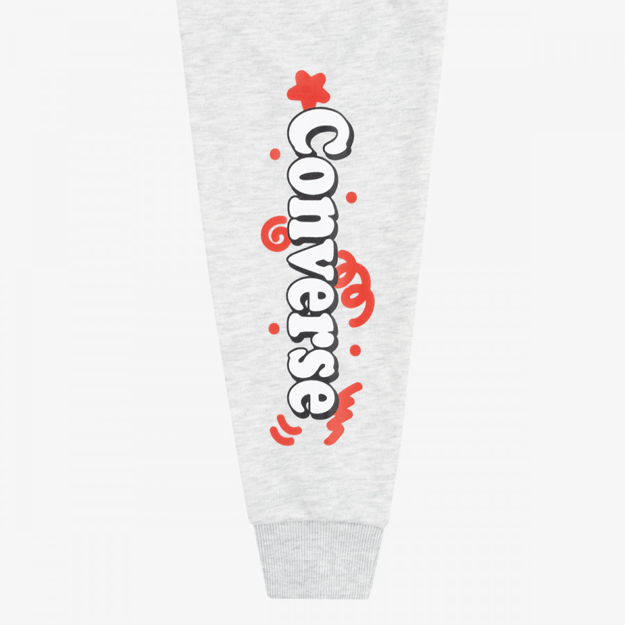 CONVERSE TRENIRKA CNVB SQUIGGLE S/S TEE + JOGGER 