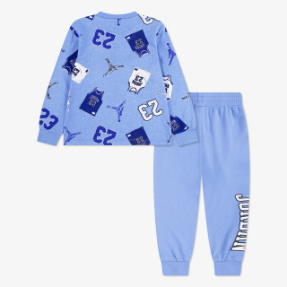 JORDAN TRENIRKA JDN MJ 23 JERSEY LS PANT  SET 
