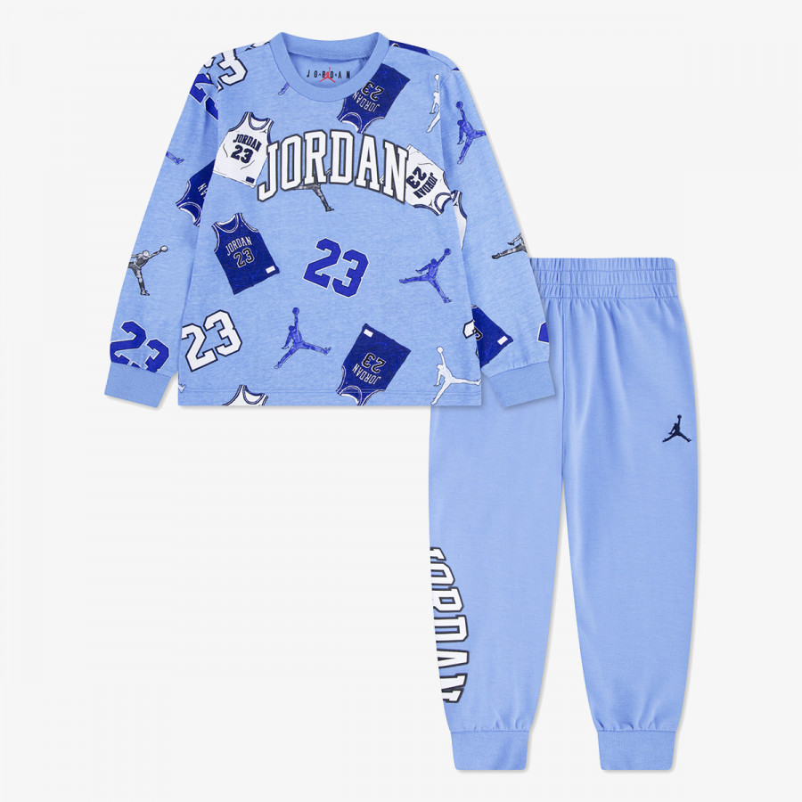 JORDAN TRENIRKA JDN MJ 23 JERSEY LS PANT  SET 