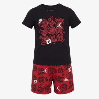 JORDAN KRATKE HLAČE IN MAJICA Printed Movement Lines 
