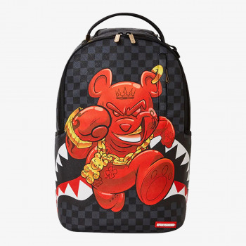 SPRAYGROUND Nahrbtnik DIABLO BEAR OTR GREY CHECKER DLXR BACKPACK 