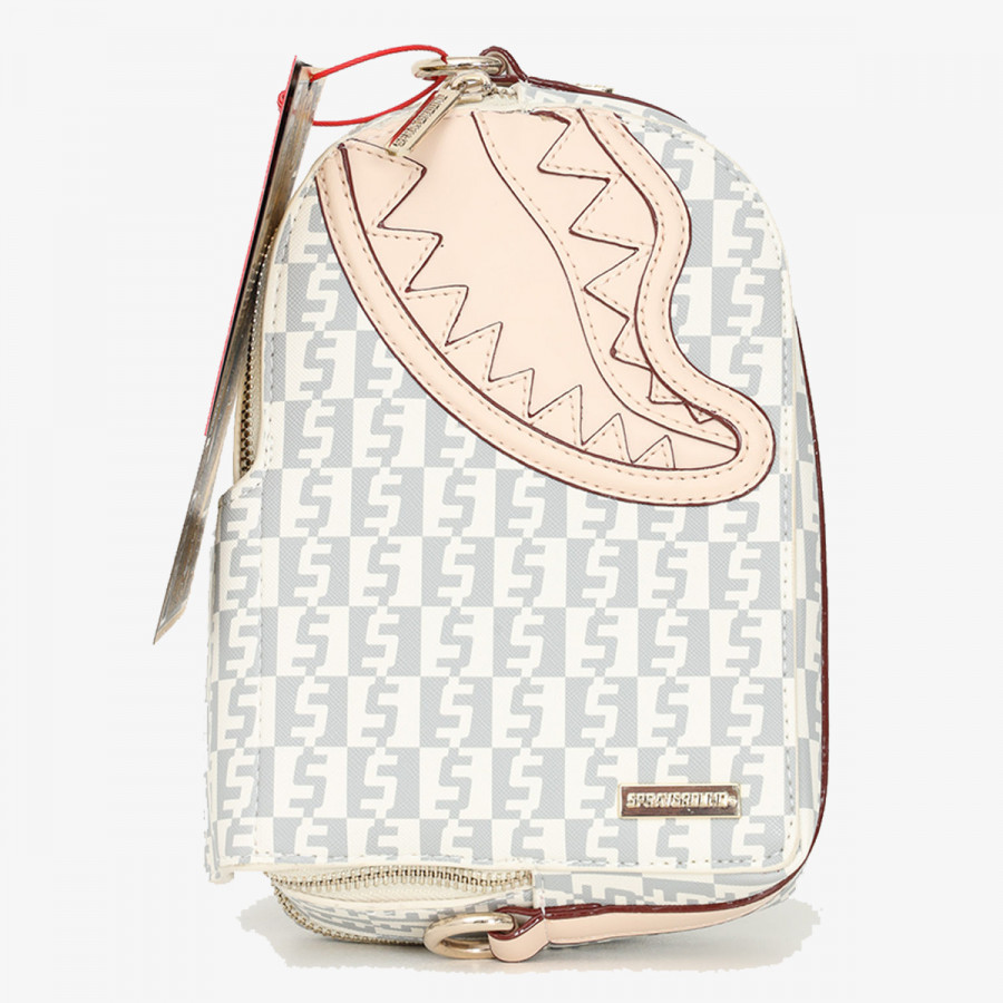 SPRAYGROUND Torbica ROSE MONEY CHECKERED CROSSBODY BACKPACK 