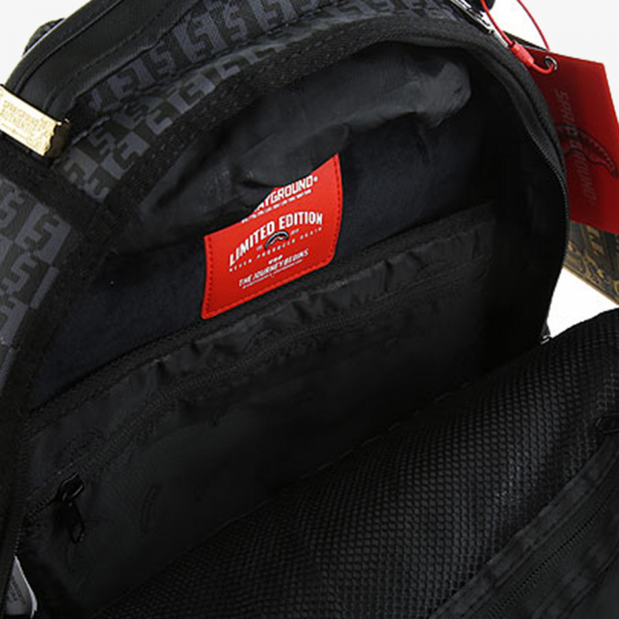 SPRAYGROUND Nahrbtnik MONEY CHECK GREY DLX BACKPACK 