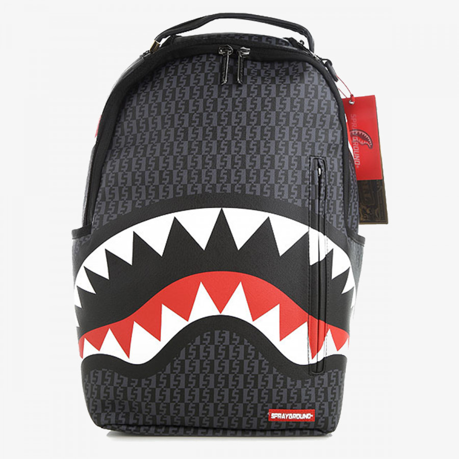 SPRAYGROUND Nahrbtnik MONEY CHECK GREY DLX BACKPACK 