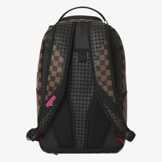 SPRAYGROUND Nahrbtnik PINK DRIP BROWN CHECK DLX BACKPACK 