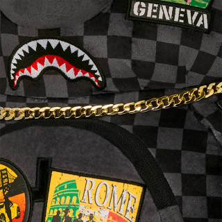 SPRAYGROUND Nahrbtnik GLOBAL MOGUL LOST TICKET MONEY BEAR 