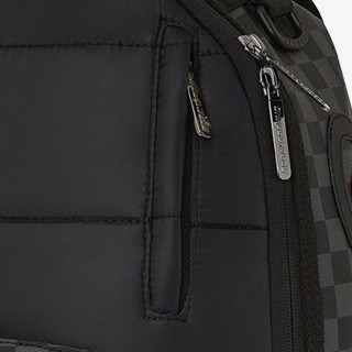SPRAYGROUND Nahrbtnik BLACK PUFFER GREY CHECK BACKPACK 