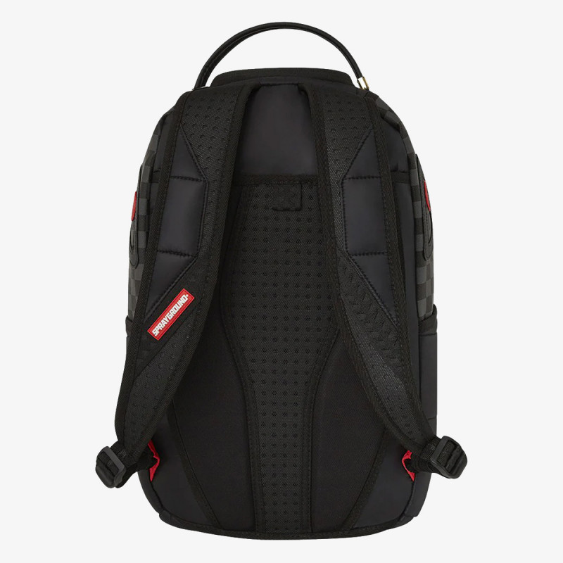 SPRAYGROUND Nahrbtnik BLACK PUFFER GREY CHECK BACKPACK 