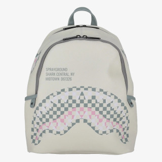 SPRAYGROUND Nahrbtnik CREAM CHECK SHARK CENTRAL SAVAGE 