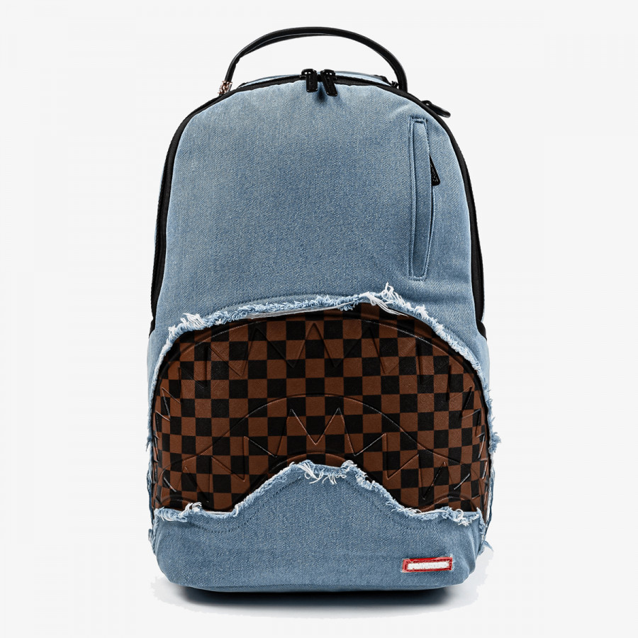SPRAYGROUND Nahrbtnik DENIM SHARK BITE DLXSV BACKPACK 