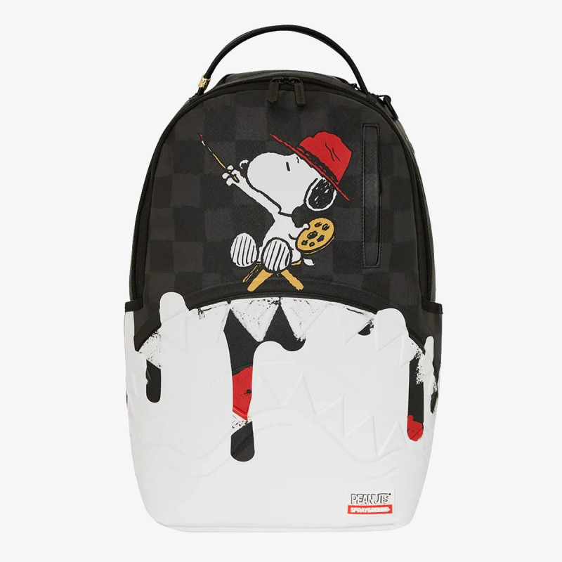 SPRAYGROUND Nahrbtnik SNOOPY PAINTING SHARK DLXSV BACKPACK 