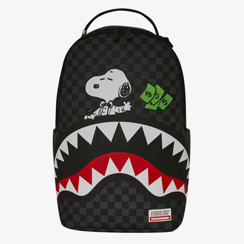 SPRAYGROUND Nahrbtnik SNOOPY TOP SHARK MONEY DLXSV BACKPACK 