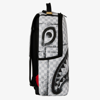 SPRAYGROUND Nahrbtnik RED STENCIL SHARK BACKPACK 