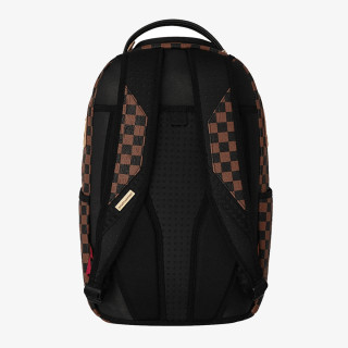 SPRAYGROUND Nahrbtnik EMBOSSED CHECK BROWN BACKPACK 