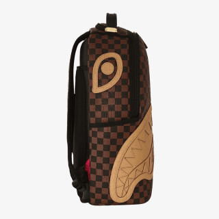 SPRAYGROUND Nahrbtnik EMBOSSED CHECK BROWN BACKPACK 