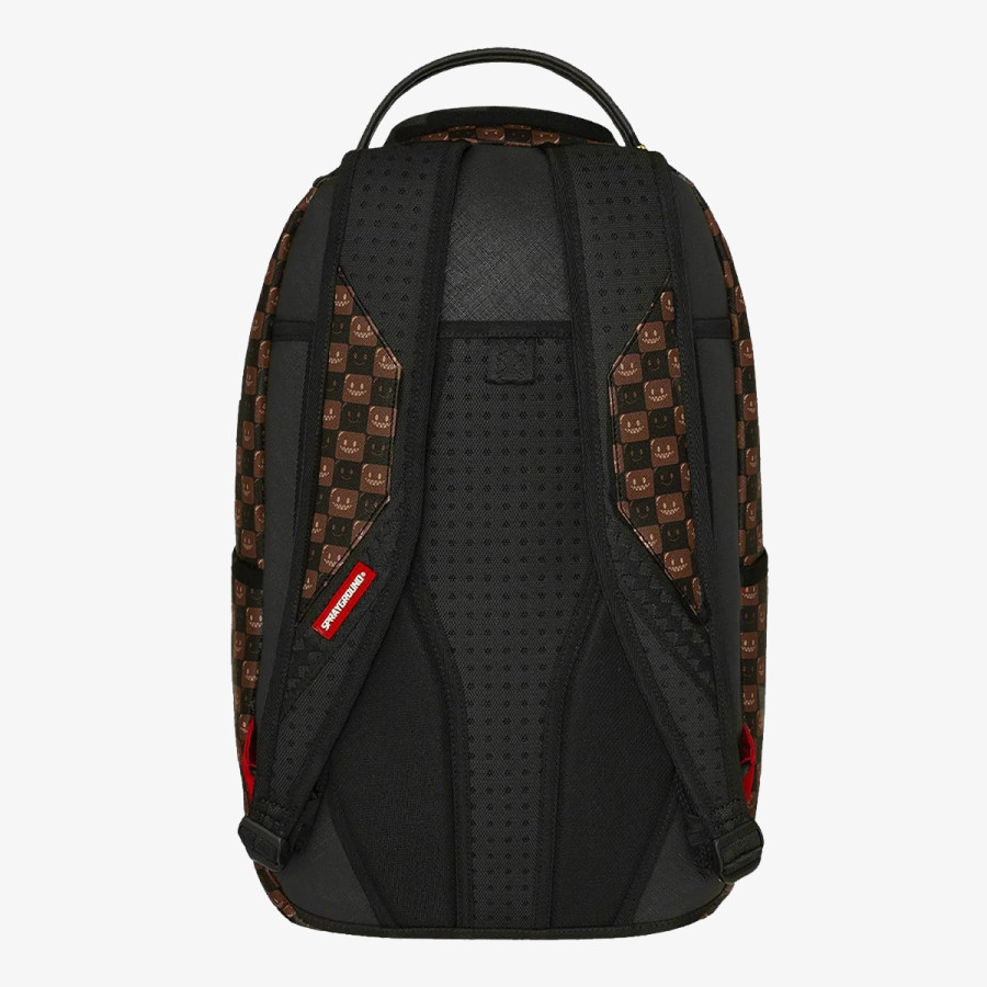 SPRAYGROUND Nahrbtnik SHARKS IN PARIS WTF BUBBLE BROWN CHECK B 
