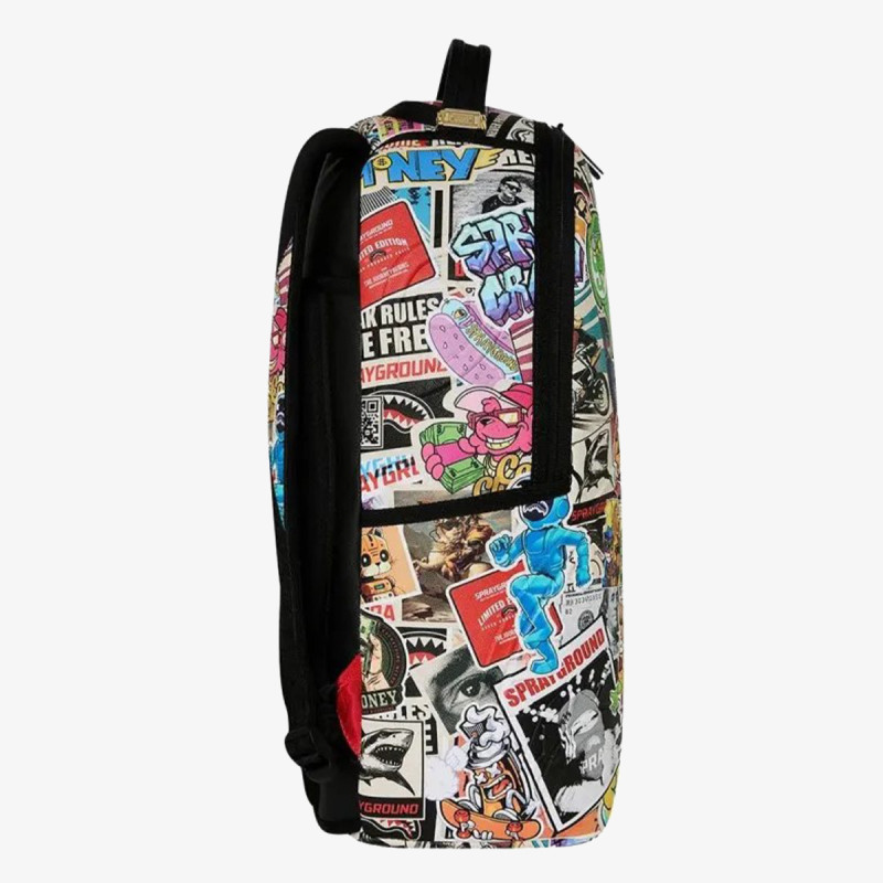 SPRAYGROUND Nahrbtnik PUNK STICKER SHARK BACKPACK 