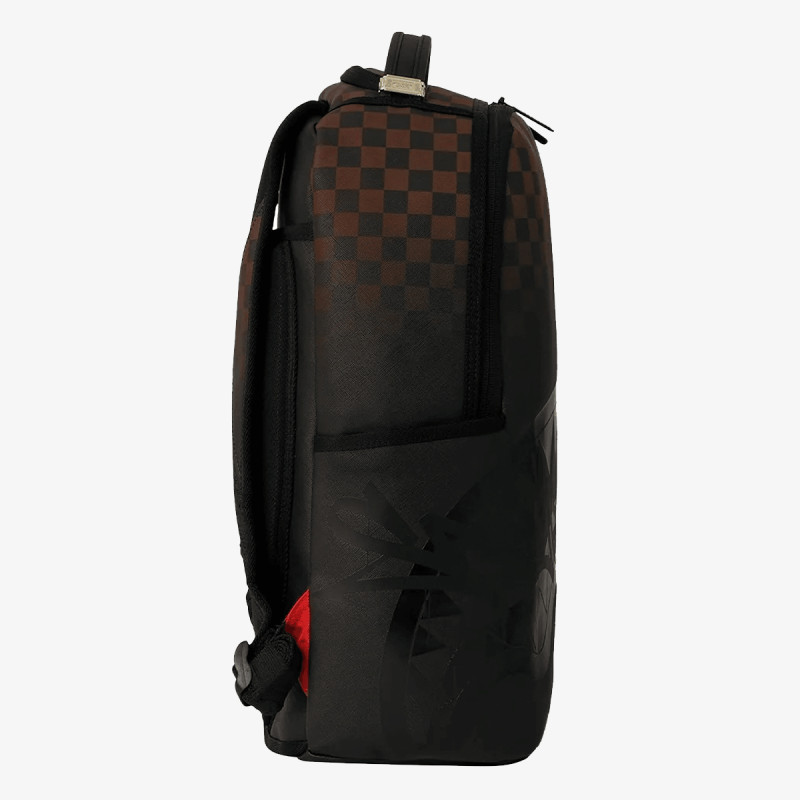 SPRAYGROUND Nahrbtnik BROWN CHECK GHOST DRIP BACKPACK 