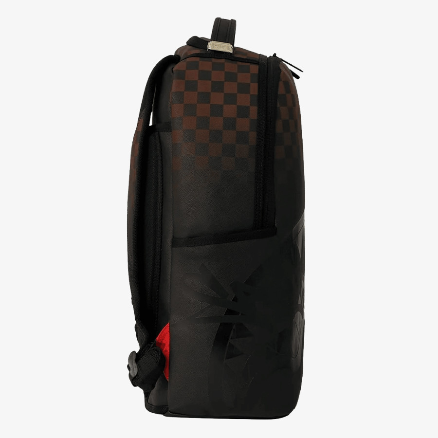 SPRAYGROUND Nahrbtnik BROWN CHECK GHOST DRIP BACKPACK 